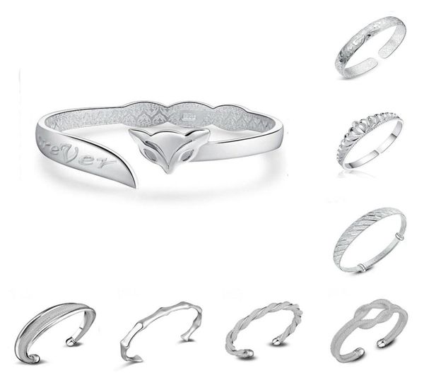 925 sterling silver bangles for women men open hand jewelry bohemian fashion bracelet chinese style adjustable cuff bracelets bang4595468, Black
925 sterling silver bangles for women men open hand jewelry bohemian fashion bracelet chinese style adjustable cuff bracelets bang4595468, Black