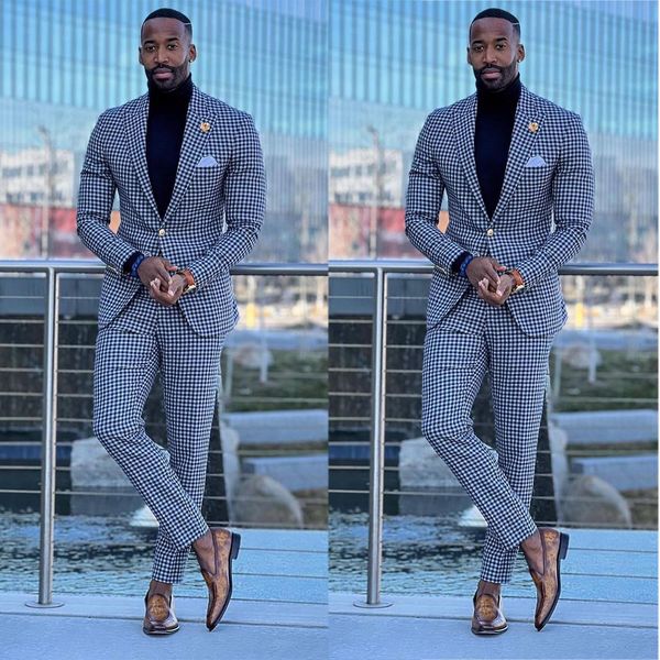 plaid men wedding suits with peaked lapel groom tuxedos for male fashion clothes 2023 costumes set jacket +pant, Black;gray
plaid men wedding suits with peaked lapel groom tuxedos for male fashion clothes 2023 costumes set jacket +pant, Black;gray