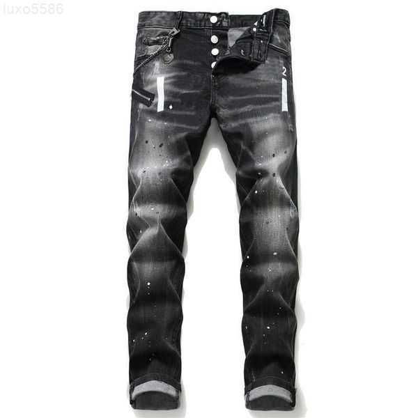 men's jeans pantalones para hombre vaqueros luxury brand designer d2 men denim dsquare embroidery pants fashion holes trousers mens clo, Blue
men's jeans pantalones para hombre vaqueros luxury brand designer d2 men denim dsquare embroidery pants fashion holes trousers mens clo, Blue