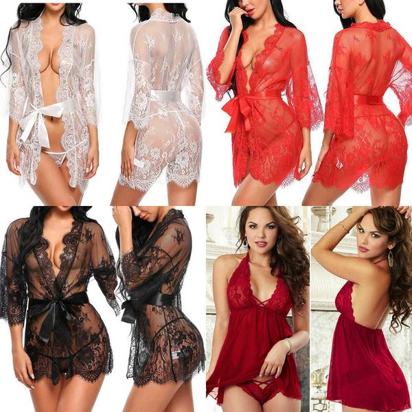 nxy skirt 2023 woman erotic pajamas lace nightwear clothes babydoll erotic transparent dress lingerie sleepwear lingerie 230717, Red;black
nxy skirt 2023 woman erotic pajamas lace nightwear clothes babydoll erotic transparent dress lingerie sleepwear lingerie 230717, Red;black