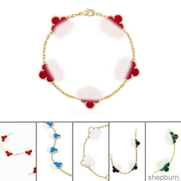 charm bracelets luxury clover bracelet designer jewelry for women cleef love charm bracelets gifts christmas present, Black
charm bracelets luxury clover bracelet designer jewelry for women cleef love charm bracelets gifts christmas present, Black