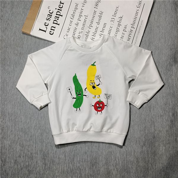 t shirts spring and autumn style children boys girls hoodie vegetable fruit pattern white long sleeved hoodie 230731, Blue
t shirts spring and autumn style children boys girls hoodie vegetable fruit pattern white long sleeved hoodie 230731, Blue