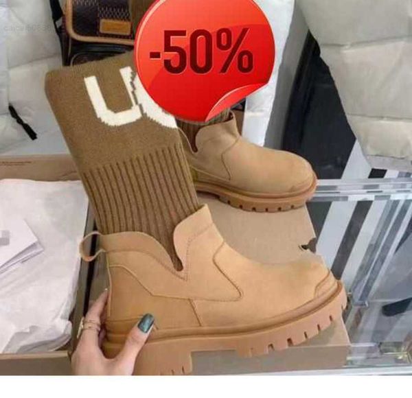 boots women's fashion snow boots thick soled elastic knitting stitching warm socks martin middle platform boots99, Black
boots women's fashion snow boots thick soled elastic knitting stitching warm socks martin middle platform boots99, Black