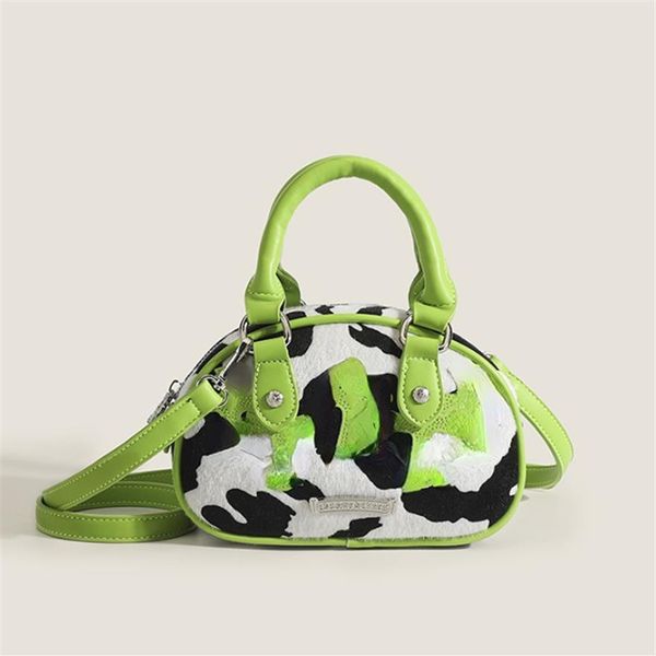 fashion sweet velvet stitching leather small round bags versatile contrast color bowling handbag messenger318r
fashion sweet velvet stitching leather small round bags versatile contrast color bowling handbag messenger318r