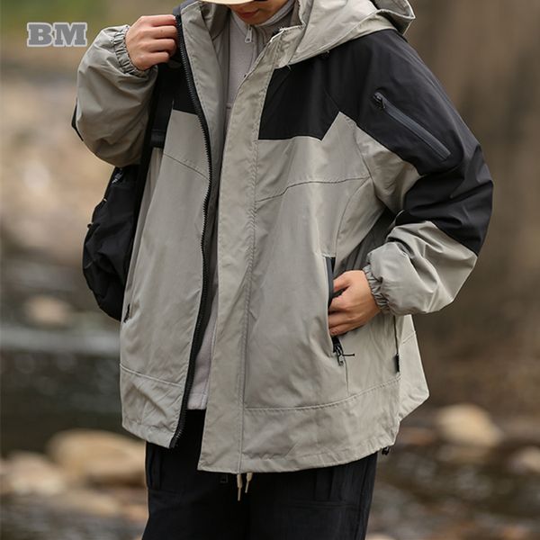mens jackets autumn winter japanese streetwear detachable two piece outdoor functional hooded jacket men clothing harajuku casual coat male, Black;brown
mens jackets autumn winter japanese streetwear detachable two piece outdoor functional hooded jacket men clothing harajuku casual coat male, Black;brown