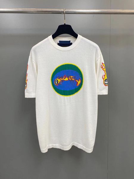 2023 spring/summer new arrival: embroidered 100% pure cotton short sleeve t-shirt euro us size, White;black
2023 spring/summer new arrival: embroidered 100% pure cotton short sleeve t-shirt euro us size, White;black