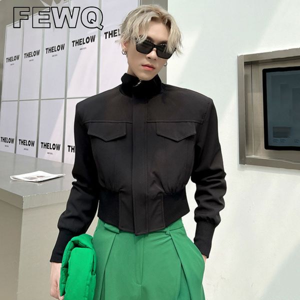 mens jackets fewq high street shoulder pad coats autumn niche design male stand collar outwear hip hop trendy 24b3182 230731, Black;brown
mens jackets fewq high street shoulder pad coats autumn niche design male stand collar outwear hip hop trendy 24b3182 230731, Black;brown