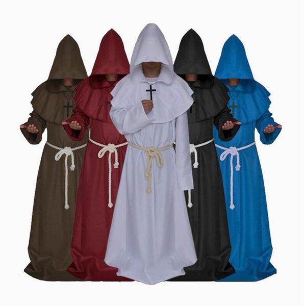 5 color pastor cosplay costume medieval renaissance renaissance halloween equipment monk robe male monk cape cloak8978309, Black;red
5 color pastor cosplay costume medieval renaissance renaissance halloween equipment monk robe male monk cape cloak8978309, Black;red