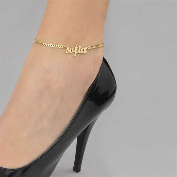 custom name anklet for womens cuban chain beach barefoot bracelet bohemian jewelry 2023 summer accessories birthday gifts 230719, Red;blue
custom name anklet for womens cuban chain beach barefoot bracelet bohemian jewelry 2023 summer accessories birthday gifts 230719, Red;blue