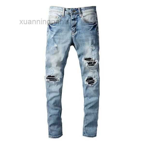 jeans european ripped jean men embroidery vintage slim skinny fashion jeans sstraight pants hgtb, Blue
jeans european ripped jean men embroidery vintage slim skinny fashion jeans sstraight pants hgtb, Blue