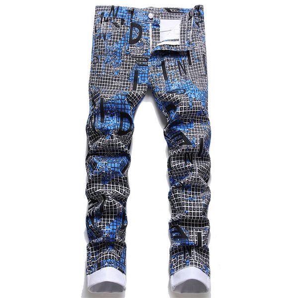 designer mens jeans denim embroidery pants fashion holes trouser hip hop distressed zipper trousers for male #05, Blue
designer mens jeans denim embroidery pants fashion holes trouser hip hop distressed zipper trousers for male #05, Blue