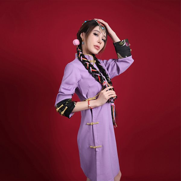 oriental traditional clothing female tibetan dress girl cotton linen sleeve xizang robe spring vintage tibet clothes lady gown, Red
oriental traditional clothing female tibetan dress girl cotton linen sleeve xizang robe spring vintage tibet clothes lady gown, Red