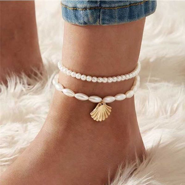 anklet multi pearl shell chain women girls gold silver plating fashion jewelry party gift 2023 new style 230719, Red;blue
anklet multi pearl shell chain women girls gold silver plating fashion jewelry party gift 2023 new style 230719, Red;blue