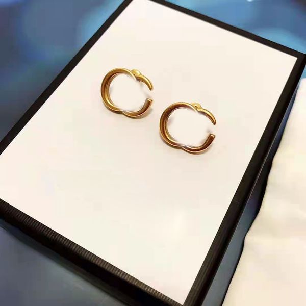 double letters charm earrings womens luxury studs retro hollow earring party banquet casual dangles studs, Golden
double letters charm earrings womens luxury studs retro hollow earring party banquet casual dangles studs, Golden