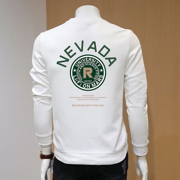 mens hoodies sweatshirts autumn cotton sweatshirt korean cool print long sleeve white t shirt oneck tee men clothing 230731, Black
mens hoodies sweatshirts autumn cotton sweatshirt korean cool print long sleeve white t shirt oneck tee men clothing 230731, Black