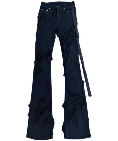 men039s jeans torch self erosion and great damage fur whisker trim elastic leg long horn pants ro dark style8603012, Blue 
men039s jeans torch self erosion and great damage fur whisker trim elastic leg long horn pants ro dark style8603012, Blue