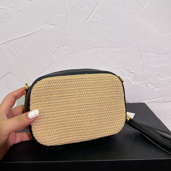 womens mini shoulder bag classic straw camera bag hardware metal buckle gold chain handbag crossbody bags luxury handbags card holder design
womens mini shoulder bag classic straw camera bag hardware metal buckle gold chain handbag crossbody bags luxury handbags card holder design