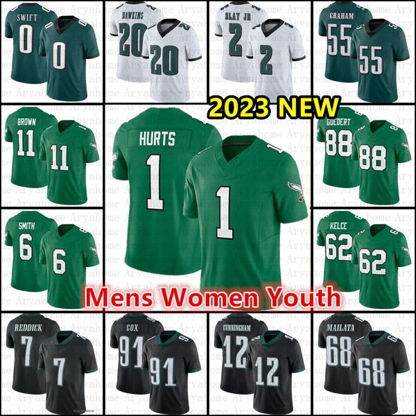 1 hurts football jerseys aj brown eagles devonta smith kelly green jason kelce haason reddick nolan jalen carter goedert d'andre swift
1 hurts football jerseys aj brown eagles devonta smith kelly green jason kelce haason reddick nolan jalen carter goedert d'andre swift