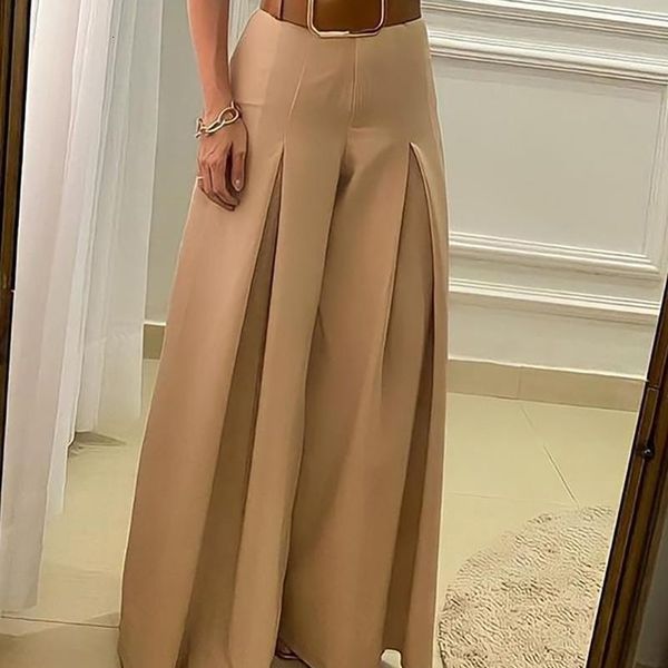 women s pants spring summer loose long high waist ruched wide leg without belt solid color fashion casual 230729, Black;white
women s pants spring summer loose long high waist ruched wide leg without belt solid color fashion casual 230729, Black;white