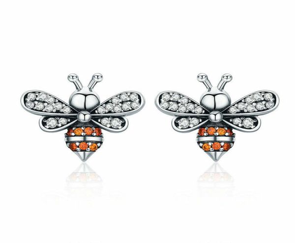 unique mini honey bee bumblebee earring cz ear studs earrings 925 sterling silver gift5818300, Golden;silver 
unique mini honey bee bumblebee earring cz ear studs earrings 925 sterling silver gift5818300, Golden;silver