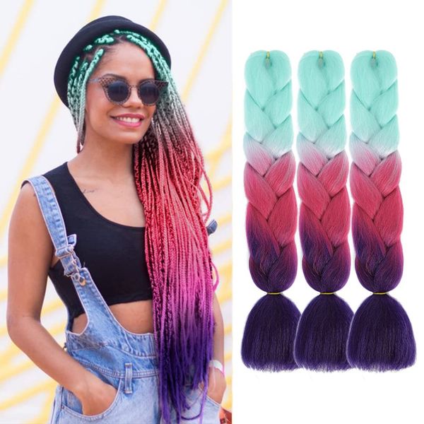 24" jumbo braiding hair extensions synthetic crochet braids hair for box braids braids soft fiber hair extension for gilrs j3, Black
24" jumbo braiding hair extensions synthetic crochet braids hair for box braids braids soft fiber hair extension for gilrs j3, Black