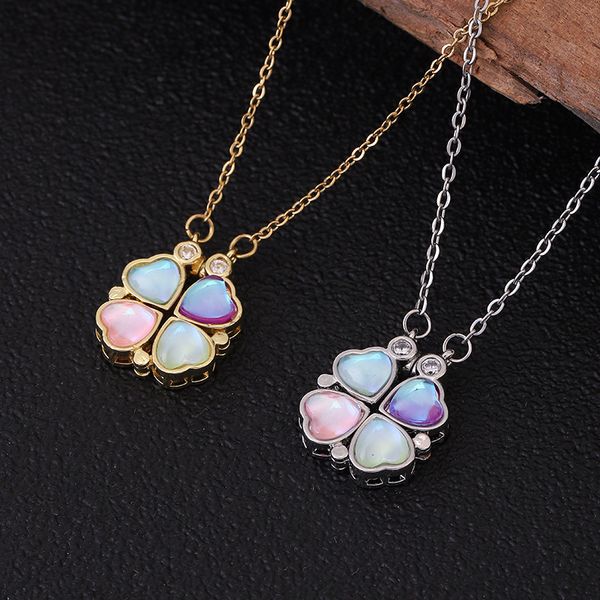 gold plated necklaces luxury designer necklace flowers gradient color four-leaf clover fashional pendant necklace wedding party jewelry, Silver
gold plated necklaces luxury designer necklace flowers gradient color four-leaf clover fashional pendant necklace wedding party jewelry, Silver