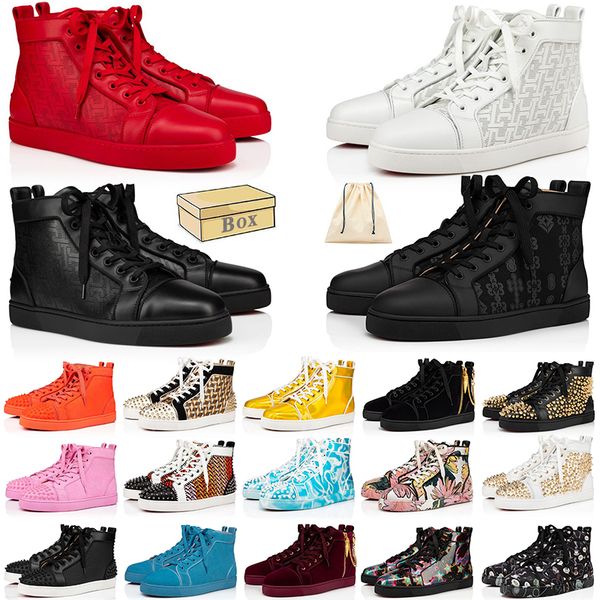 with box luxury loafers red bottoms designer shoes platform sneakers big size us 13 junior spikes mens womens casual shoe black glitter flat
with box luxury loafers red bottoms designer shoes platform sneakers big size us 13 junior spikes mens womens casual shoe black glitter flat