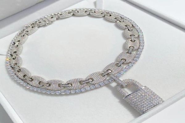 lock pendant necklace silver color 5mm tennis chain rope iced out bling cubic zircon men women hip hop jewelry chains8760658
lock pendant necklace silver color 5mm tennis chain rope iced out bling cubic zircon men women hip hop jewelry chains8760658