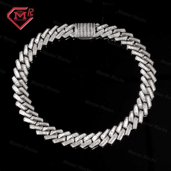 iced out cuban new design hip hop chain for mens 925 sterling silver 15mm moissanite cuban baguette chain
iced out cuban new design hip hop chain for mens 925 sterling silver 15mm moissanite cuban baguette chain
