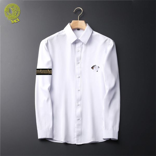 men's long and short shirts casual slim-fit shirts fashion shirts for work meetings hairstylist's shirts men must have bf30, White;black
men's long and short shirts casual slim-fit shirts fashion shirts for work meetings hairstylist's shirts men must have bf30, White;black