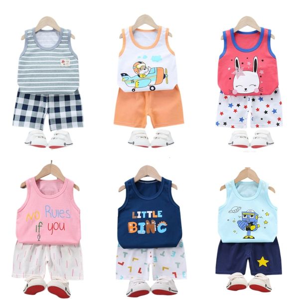 clothing sets summer children cotton vest suit boys girls sleeveless set baby casual cute 2 piece kids clothes 230731, White
clothing sets summer children cotton vest suit boys girls sleeveless set baby casual cute 2 piece kids clothes 230731, White