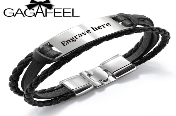 gagafeel 4 colors custom engrave bangle for men punk multilayer bracelet stainless steel pu leather bangle special gift for male268050459, Black
gagafeel 4 colors custom engrave bangle for men punk multilayer bracelet stainless steel pu leather bangle special gift for male268050459, Black