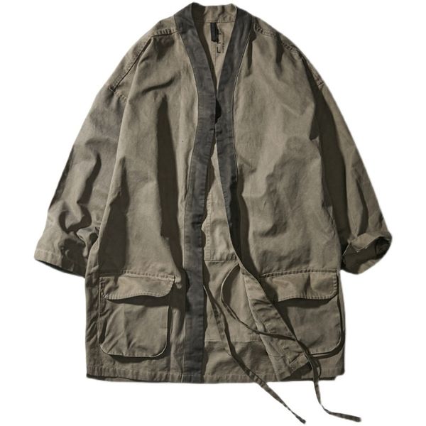 mens jackets surge washed earth colour kimono taoist robe noragi multiple pockets urban outdoor hikercore techwear aesthetic 230729, Black;brown
mens jackets surge washed earth colour kimono taoist robe noragi multiple pockets urban outdoor hikercore techwear aesthetic 230729, Black;brown