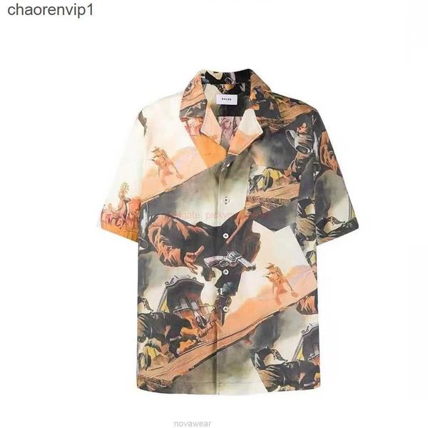 designer fashion clothing casual shirts tracksuits spring 23 rhude western denim cuban collar couple fashion brand loose short sleeve shirt, White;black
designer fashion clothing casual shirts tracksuits spring 23 rhude western denim cuban collar couple fashion brand loose short sleeve shirt, White;black