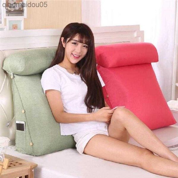 28 wedge shape backrest pillow waist cushion washable cotton linen sofa cushions bed rest maternity lounger reading pillow l230712
28 wedge shape backrest pillow waist cushion washable cotton linen sofa cushions bed rest maternity lounger reading pillow l230712