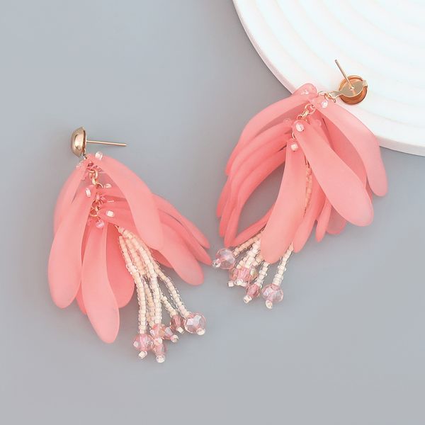flower earrings, european and american earrings, girl heart resin flower tassels, bohemian style jewelry, Silver
flower earrings, european and american earrings, girl heart resin flower tassels, bohemian style jewelry, Silver