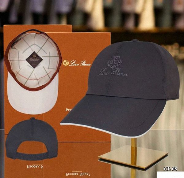 loro piana mens womens caps fashion baseball cap cotton cashmere hats fitted hats summer snapback embroidery casquette beach luxury hats u63, Black;white
loro piana mens womens caps fashion baseball cap cotton cashmere hats fitted hats summer snapback embroidery casquette beach luxury hats u63, Black;white