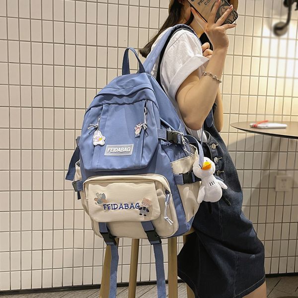 school bags enopella fashion lady nylon travel backpack cute bookbag student black schoolbag for girls female kawaii mochila women bag 23072
school bags enopella fashion lady nylon travel backpack cute bookbag student black schoolbag for girls female kawaii mochila women bag 23072