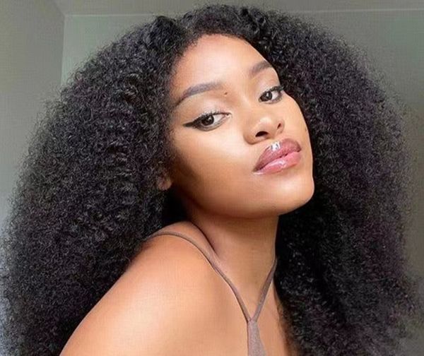 glueless wigs v part afro curly wig no leave out thin part human hair wig, Black;brown
glueless wigs v part afro curly wig no leave out thin part human hair wig, Black;brown