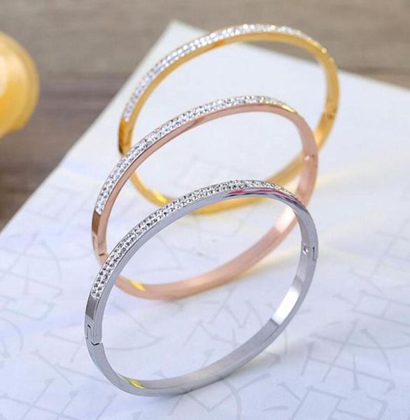 row zircon bangles oval titanium steel buckle bangle for women rose gold silver couple charm cuff bracelet jewelry fashion valenti6131405, Black
row zircon bangles oval titanium steel buckle bangle for women rose gold silver couple charm cuff bracelet jewelry fashion valenti6131405, Black