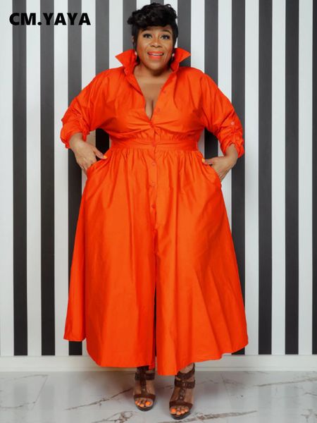 plus size dresses cm.yaya vintage plus size women single breasted lapel collar long sleeve big swing shirt fashion maxi long smock dress ves, Black
plus size dresses cm.yaya vintage plus size women single breasted lapel collar long sleeve big swing shirt fashion maxi long smock dress ves, Black