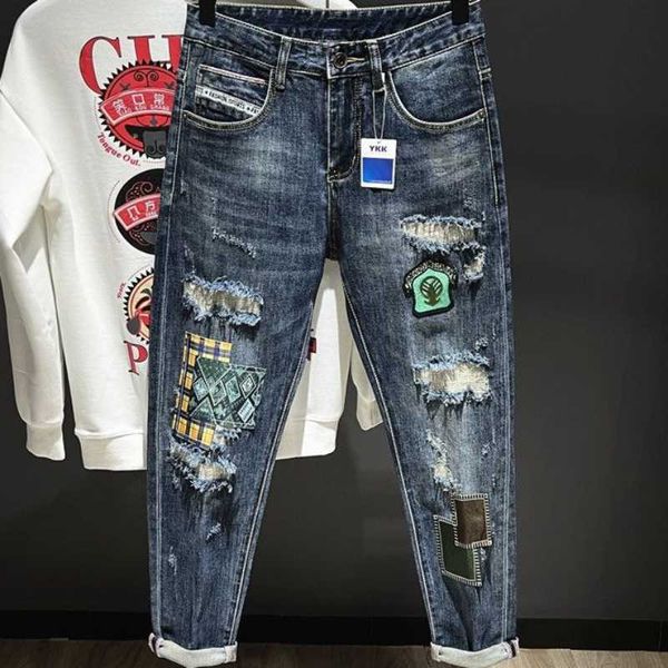 men's pants men's jeans with a torn cone and printed trousers graphic retro korean fashion tear slim fitting men's jeans desi, Black
men's pants men's jeans with a torn cone and printed trousers graphic retro korean fashion tear slim fitting men's jeans desi, Black