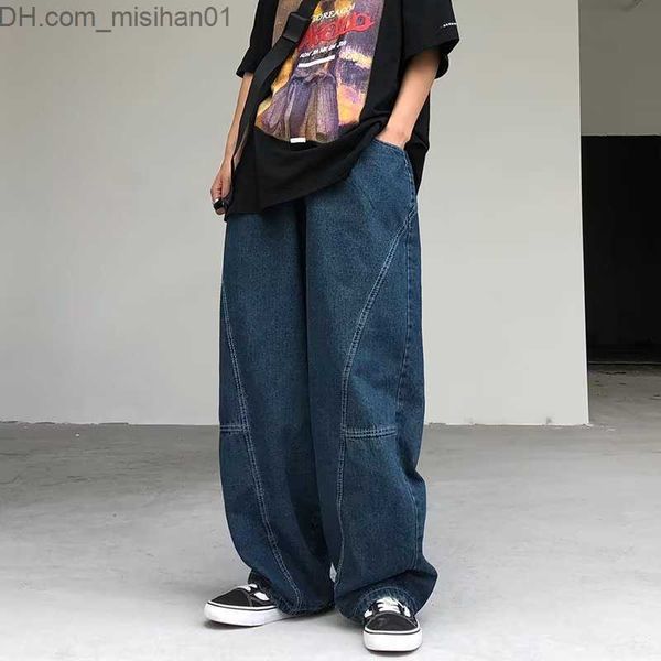 men's pants japanese oversized jeans men's fashion bag solid casual stitching trousers street straight harajuku jeans z230731, Black
men's pants japanese oversized jeans men's fashion bag solid casual stitching trousers street straight harajuku jeans z230731, Black