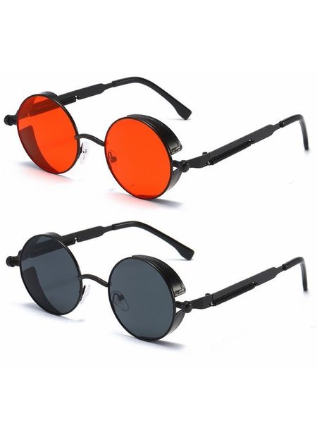 sunglasses metal steampunk men women fashion round glasses brand designer vintage sun de sol 230729, White;black
sunglasses metal steampunk men women fashion round glasses brand designer vintage sun de sol 230729, White;black