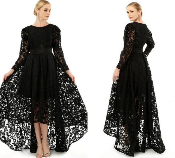 elegant black long sleeve plus size evening dresses crew neck a line formal lace hi lo prom party cocktail gowns 2020 mothers dres8564651
elegant black long sleeve plus size evening dresses crew neck a line formal lace hi lo prom party cocktail gowns 2020 mothers dres8564651