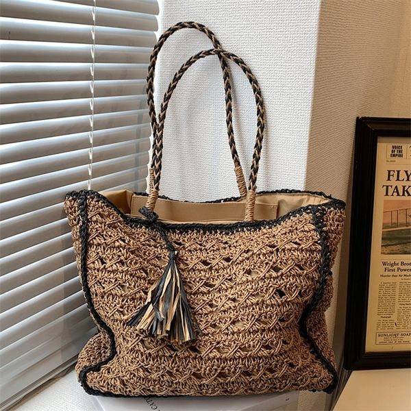 evening bags ladies tassel woven tote for women 2023 trendy summer fashion shoulder bag lady handbags and purses beach 230729
evening bags ladies tassel woven tote for women 2023 trendy summer fashion shoulder bag lady handbags and purses beach 230729
