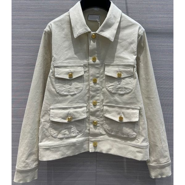7.31 fashion gold single breasted pocket decoration corduroy women's jackets, Black;brown
7.31 fashion gold single breasted pocket decoration corduroy women's jackets, Black;brown