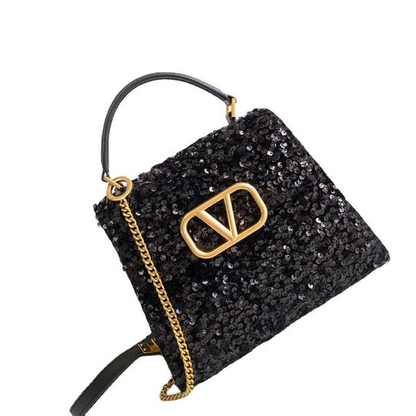 woman bag for velatninio bags ladiesnew high-end designer and women's with sequins diagonal cross chain small square style
woman bag for velatninio bags ladiesnew high-end designer and women's with sequins diagonal cross chain small square style