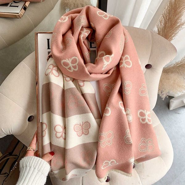 scarves pink scarf women's 2023 new versatile advanced feel warm dual use shawl thickened neck protection, Blue;gray
scarves pink scarf women's 2023 new versatile advanced feel warm dual use shawl thickened neck protection, Blue;gray
