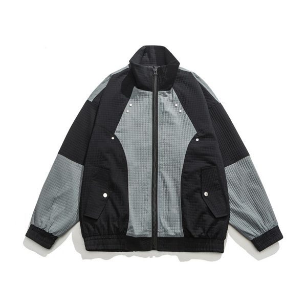 mens jackets american style patchwork bomber jacket racing suit men spring autumn loose couple streetwear stand collar fashion coats 230729, Black;brown
mens jackets american style patchwork bomber jacket racing suit men spring autumn loose couple streetwear stand collar fashion coats 230729, Black;brown
